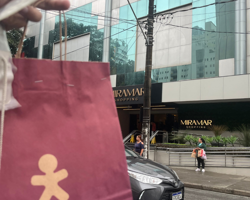 motoboy para envio em shopping